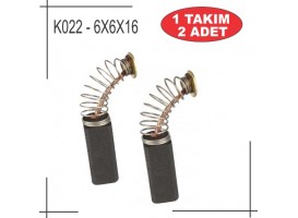 6x6x16 Makita Bosch Tipi Kömür