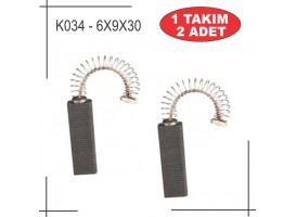 6x9x30 ROWENTA Süpürge motor karbon fırça