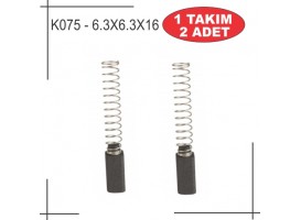 6,3X6,3X16 KARBON FIRÇA