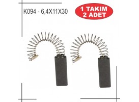 6,4X11X30 Rowenta tipi süpürge motor kömürü