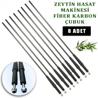 Aima Zeytin Hasat Makinesi Karbon fiber çubuk 5 mm. 8 Adet
