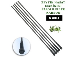 Minelli Zeytin Hasat Makinası uyumlu Karbon fiber çubuk pasolu 5 mm. 5 Adet