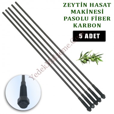 Minelli Zeytin Hasat Makinası uyumlu Karbon fiber çubuk pasolu 5 mm. 5 Adet