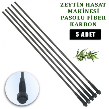 Minelli Zeytin Hasat Makinası uyumlu Karbon fiber çubuk pasolu 5 mm. 5 Adet