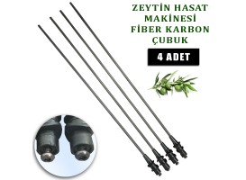 Pellenc Tipi Zeytin Hasat Makinesi Karbon fiber çubuk 4 Adet